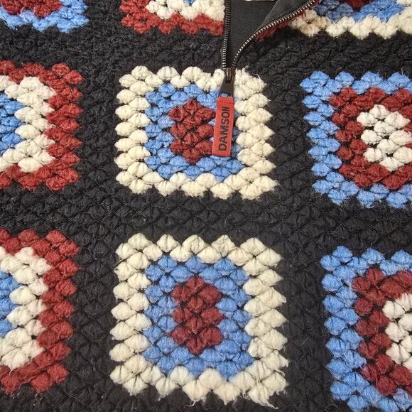 Damson Madder for Anthropologie Crochet Half Zip Pullover. Retails $160 - Picture 12 of 14